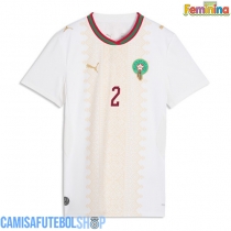 Camisa de time de futebol Marrocos Achraf Hakimi #2 Replicas 2º Equipamento Feminina Mundo 2026 Manga Curta